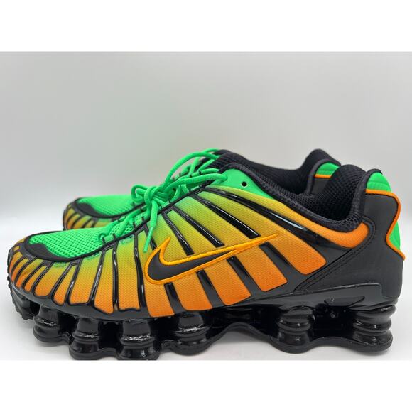 Nike Shox TL Green Shock Men's Size 10.5 AV3595 301 New - Picture 2 of 16